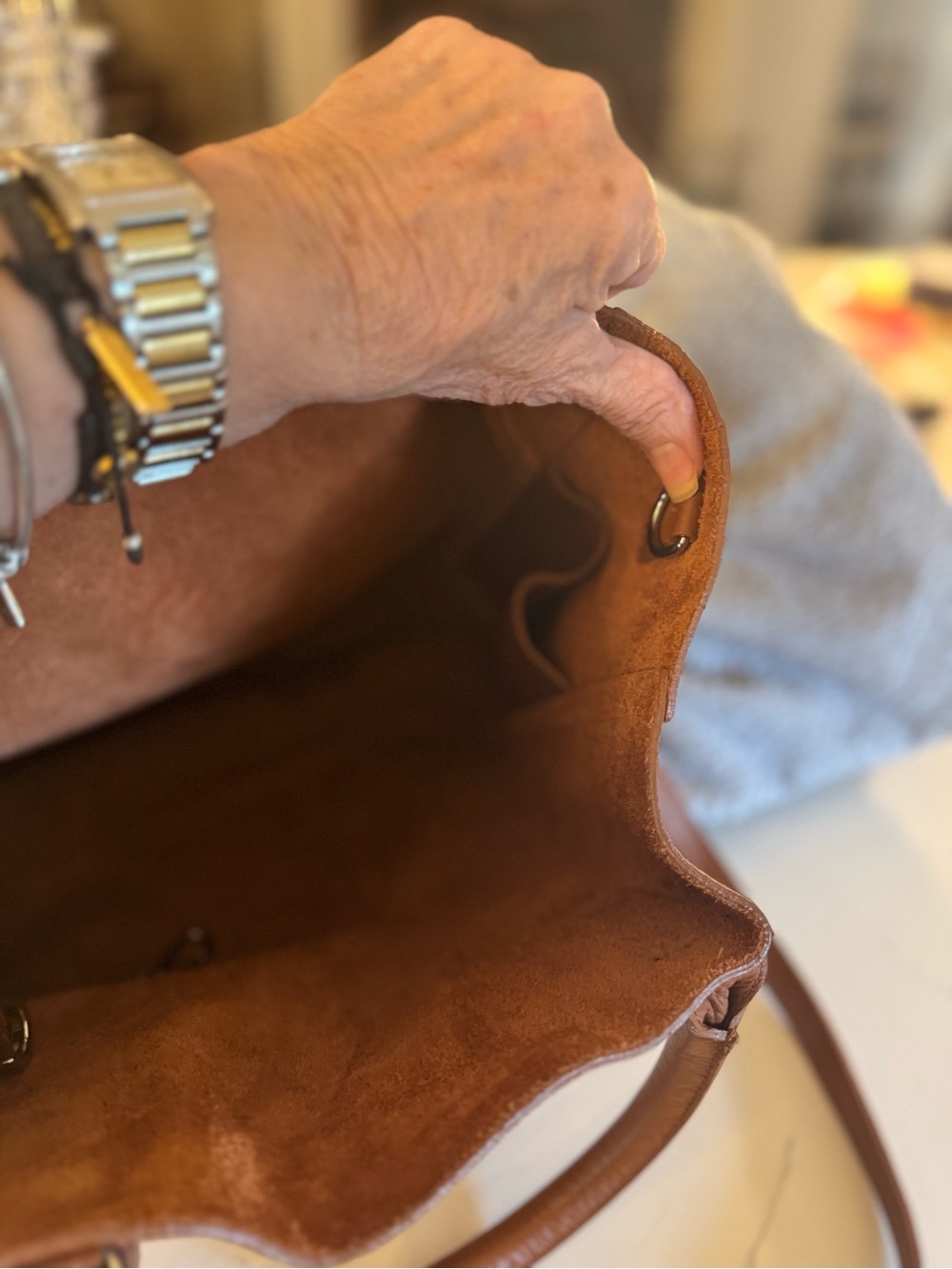 🤎 SHINOLA DETROIT RUNWELL TAN LEATHER TOTE! - Picture 11 of 14